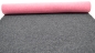 Preview: 3mm dick - Felt - Filz zweifarbig - grau rosa Filz - Doublefelt - Zweifarbiger Filz rosa - dunkelgrau - Bastelfilz 3mm stark - 3mm dicker Filz Taschenfilz zweifarbig