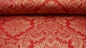 Preview: Jacquard rot gold Interieurstoff festlicher Jacquard in rot-gold , Polyester-Jacquard mit Gold Lurex, Weihnachtsstoff für den Tisch Vorhänge - Dekostoff - auch für mittelalterliche Kostüme - Gewandungen - altes Jacquardmuster  mit Gold Vorhangstoff mit Go