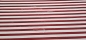 Preview: Outdoorstoff Streifen rot-weiß gestreift Versiegelt Tischdeckenstoff abwaschbar