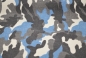 Preview: Camouflage Canwax, Canvax, blau, ewachster Canvas; Segeltuch