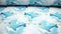 Preview: Kinder Softshell Wal Blauwal Softshell mit Fischen   bedruckter Softshell mit Walen Kindersoftshell Softshell für Mädchen