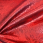 Preview: Roter Brokat Brokatstoff Rot Brokatstoff Rot Schwarz Metallic Lurex  Rotes Garn Brokat glänzend Lurex Faschingsstoff rot