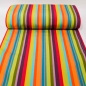 Preview: 0868-355 Capri Tela gestreifter Outdoor Streifen Outdoorstoff 45 cm multicolor gestreift Markisenstoff bunt Markisenstoff Meterware  45 cm Outdoorstoff Stoff für Kissen - Tischdecken - Polster Klappstühle Strandliegen Strandstühle