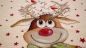 Preview: Rudolf Rudolph the rednosed reindeer Elch Rentier Rudolf Winterpanel für Kinder Kinderpanel Tischset placemat Platzuntersetzer mit Rudolf Gobelin Pane Weihnachten xmas Weihnacht