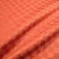 Preview: Dama Opale orange orangefarbener Tischdeckenstoff blutorange kariert Karo  Tischdeckenstoff Tischdecke mit Karos Karo Tischdecke Baumwollgemisch Baumwoll- Polyester Gemisch orange mit Karos Vorhang Vorhänge orange