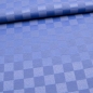 Preview: Dama Opale blau blauer Tischdeckenstoff blau kariert Karo  Tischdeckenstoff Tischdecke mit Karos Karo Tischdecke Baumwollgemisch Baumwoll- Polyester Gemisch blau mit Karos Vorhang Vorhänge