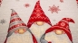 Preview: 1145-Drei Wichtel drei Wichtel Zwerge Wichtel Gobelin Panel mit Wichtel Zwerge Weihnachten Wichtel Zwergenstoff kissen diy