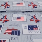 Preview: 1386-Gobi Flag History Gobelin Flaggenstoff USA UK Australien Union Jack Stars and Stripes Gobelin Gobelinstoff Flag History Flags  Gobelin Flaggenstoff USA UK Australien Union Jack Stars and Stripes