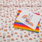 Preview: Hoffnung Panel Kombistoff Panel by emmapünktchen design Jersey Kinder Hoffnung hoffnung Regenbogen Rainbow Bunny Hase Regenbogen Kinderjersey Regenbogen Hase Hoffnung