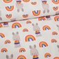 Preview: SW146M Hoffnung Panel Kombistoff Panel by emmapünktchen design Jersey Kinder Hoffnung hoffnung Regenbogen Rainbow Bunny Hase Regenbogen Kinderjersey Regenbogen Hase Hoffnung