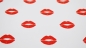 Preview: Stoff mit Kussmund Lippenstoff rote Lippen  Frauenstoff sexy lips  Pfennigabsatz Schuhstoff Frauenschuhe Absatz Baumwollstoff mit sexy Lippen  Kussstoff Stoff mit Küssen Kisses kisses Kiss kiss Kuss Kuß Frauenstoff Nähen für Frauenauen