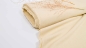 Preview: Leinenimitatsstoff wollweiß Leinenimitat pfegeleicht knitterarm Polyester Dekostoff hellbeige wollweiß creme Vorhangstoff Kissen Tischdecken Stoff knitterarm pflegeleicht Polyester