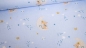 Preview: 1138 Domotex Lena Maus GOTS hellblau babyblau pastellblau Biostoff Babystoff mit Maus Mäuse Mäuseprinzessin Mond Sterne weiß Biobaumwolle Kinderstoff mit Maus Mäuschen  Baumwolle hellblau babyblau pastellblau