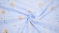 Preview: 1138 Domotex Lena Maus GOTS hellblau babyblau pastellblau Biostoff Babystoff mit Maus Mäuse Mäuseprinzessin Mond Sterne weiß Biobaumwolle Kinderstoff mit Maus Mäuschen  Baumwolle hellblau babyblau pastellblau