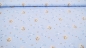 Preview: 1138 Domotex Lena Maus GOTS hellblau babyblau pastellblau Biostoff Babystoff mit Maus Mäuse Mäuseprinzessin Mond Sterne weiß Biobaumwolle Kinderstoff mit Maus Mäuschen  Baumwolle hellblau babyblau pastellblau