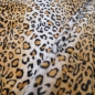 Preview: 1468-Wellness Leo Fleece Microfaserfleece Leopard Wellnessfleece Happyfleece Fleece Wellnessfleece zweifarbig Softfleece Dudufleece Doudou doppelseitiger Wellnessfleece Leopard LEO