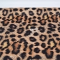 Preview: Leo Camerun  Leopard Leos Fellimitat Fellstoff Leoparden Fell Leo Leos kurzflorig samtig weich Polstervelour Leopard