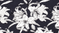 Preview: Lilien NONL 15238/008 Navy Leinen mit Lilien Blumen Leinen maritimes Halbleinen Leinen Viskose Gemisch Lilien  Halbleinen in Navy  marines Leinengemisch mit Blätter Leinen  Lilienstoff aus Leinen navy blue maritim