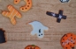 Preview: Halloweenstoff "Trick or Treat" mit lustigen Gruselmotiven