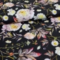 Preview: Polyester Mix Magnolia Stretch Polyester mit Elasthan Blumendesign Rosen Lillien für leichte Sommerkleider und Röcke Bekleidungsstoff für den Sommer Frühlingsstoff mit Blumen Magnolia Stretch
