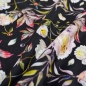 Preview: Polyester Mix Magnolia Stretch Polyester mit Elasthan Blumendesign Rosen Lillien für leichte Sommerkleider und Röcke Bekleidungsstoff für den Sommer Frühlingsstoff mit Blumen Magnolia Stretch