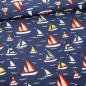 Preview: Segeln Sailing Segelboote Segelboot Boote Boot Kinderjersey mit Segelbooten Booten marine dunkelblauer Jerseys Kinderjersey Jersey für Kinder Jersey Boote für Jungs Baby Jersey  Baumwolljersey