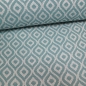 Preview: Jacquard  eysa  Finisterre 23 Jacquard Rauten Raute Rauten dusty mint Outdoor dusty mint Outdoorstoff Rauten Rautenjacquard Polsterstoff Kissenstoff mint Möbelbezugsstoff Outdoorstoff Bezugsstoff mint Außenbereich lichtbeständig Outdoor