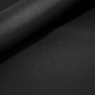 Preview: Schwarzer Outdoor uni Polyester outdoor schwarz PVC PVC-versiegelt beschichteter Stoff schwarz  Beschichteter Outdoorstoff schwarzer Polyester