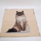 Preview: Perser Katze Perser Colour Point Colourpoint Perser Kater als Panel Katze Perserkatze Gobeline Panel mit Katze