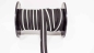 Preview: RV schwarz metallic nähen endlos Reißverschluss Täschchen Taschenreißverschluss metallisierter RV schwarz metallic Reißverschluss silber silbern