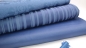 Preview: Barockstoffe blauer Barockstoff Mittelalterstoff in Blau blauer Rokoko Stoff