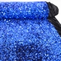 Preview: blaue Pailletten auf Pannesamt schwarz pailletten royalblau  Pannnesamt blau royalblau Pannesamt Pailletten royal royalblau pailletten Pannnesamt Pannesamt schwarz mit Royalblau Pailletten schwarzer Pannesamt Glitzerstoff Fastnachtsstoff Pailletten royal