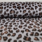 Preview: Leo Grau Leopard Kurzhaarfellimitat Plüsch Leo grau Plüschstoff Plüschstoff Leopard grau Kunstfell Fellstoff Kunstfell Plüsch Leopardenplüsch grau