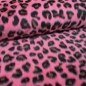 Preview: Leo pink Leopard Kurzhaarfellimitat Plüsch Leo pink Plüschstoff Plüschstoff Leopard pink Kunstfell Fellstoff Kunstfell Plüsch Leopardenplüsch pink