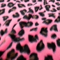 Preview: Leo pink Leopard Kurzhaarfellimitat Plüsch Leo pink Plüschstoff Plüschstoff Leopard pink Kunstfell Fellstoff Kunstfell Plüsch Leopardenplüsch pink