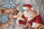 Preview: Weihnachtspanel Weihnachten Winterpanel Tierweihnacht Santa Santa Claus Weihnachtsmann im Wald Gobeline Panel Gobeline Winterlandschaft Panel Bescherung  xmas Weihnacht Santa Santa Claus Nikolaus Weihnachtsmann Nikolaus