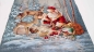 Preview: Weihnachtspanel Weihnachten Winterpanel Tierweihnacht Santa Santa Claus Weihnachtsmann im Wald Gobeline Panel Gobeline Winterlandschaft Panel Bescherung  xmas Weihnacht Santa Santa Claus Nikolaus Weihnachtsmann Nikolaus