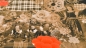 Preview: Schwarzwald Schwarzwaldstoff Stoff mit Schwarzwaldmotiven Schwarzwaldcollage Collage aus Bildern aus dem Schwarzwald Jersey Bollenhutstoff in Sepia Stoff mit Bollenhut Stoff mit Bollenhüten Schwarzwaldstoff Trachtenstoff Schwarzwälder Stoff Jerseystoff He