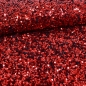 Preview: Rote Pailletten auf Pannesamt schwarz pailletten rot Pannnesamt Pannesamt Pailletten rote pailletten Pannnesamt Pannesamt schwarz mit roten Pailletten Rot schwarzer Pannesamt Glitzerstoff Fastnachtsstoff rote Pailletten rot