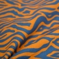 Preview: beschichtet Baumwollstoff Tiger Tigermuster Tiger Lilly orange apricot grau ocker Tigermuster beschichtet Tiger Baumwollstoff versiegelt beschichteter Baumwollstoff abwaschbar Tiger