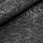 Preview: Filz Ricco Ornament Wollfilz mit Paisley schwarzer Filz mit Ornament