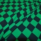 Preview: 0051-5 grün-schwarz Raute grün schwarz Rautenstoff Viskose Rombenstoff schwarz-grün gchwarz Rautenstoff Rombenstoff schwarz-grün Faschingsstoff Fasnetstoff  Rautenstoff  Stoff mit Rauten Stoff mit Romben Rombenstoff Raute Raute Meterware Raute Viskos Mete