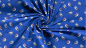 Preview: Noteboom 15628-005   Vogeljersey , Jersey mit Vögelchen Äste, Blüten Blätter Blumenjersey Blätterjersey Kinderjersey mit  Vogel Vögelchen und Blättern Jerseystoff  Jersey blau Kinderjersey blauer Jersey für Kinder Jersey für  Mädchen  Baby Jersey  Baumwo