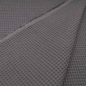Preview: 0116-002 Waffel grau grauer Piquée, Pique Piqueestoff grau Waffelpique Stoff mit Waffelmuster  ideal für Bademantel, Handtücher, Badetücher, Saunatücher in Grau Waffelpiquet grau