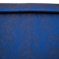 Preview: Brokat Brunhilde Blau blauer Brokatstoff orientalischer Dekostoff Faschingsstoff Trachten Trachtenstoff Karnevalstoff Brokat Wollbrokat Wollbrokat Brokat blau