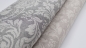 Preview: Globalhome Amara col 06 Jacquard Baumwolle Rankenstoff Ornamente Rose in Beige Dekostoff Barock Beige barockes Blumendesign