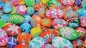 Preview: Stoff mit Ostereiern Ostereier - Osterstoff  Stoff mit Ostereier Osterstoff Osternstoff Happy Easter russische Ostereier