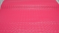 Preview: Kunstleder türkis Retro  Kunstleder 3-D-Effekt Kristall Kristallschliff PVC mit Kristallstruktur pinkes Kunstleder PVC Beschichtung geometrisches Muster Retro retro Retro-Fan Barbie Fans türkises beschichteter Stoff