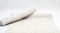 Preview: Wollfilz in Weiß-Grau 1,5 mm dick, Schurwollfilz 1,50mm stark, felt Filz Bastelfilz  Felt weiß Tweed weiß meliert