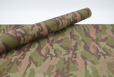 Canvax, Camouflage Canvas Waxed, Camouflage Segeltuch Canvas gewachst, leicht geölt, wind- und wetterresistent, wasserabweisend, Stoff für Rucksäcke und stabile Taschen